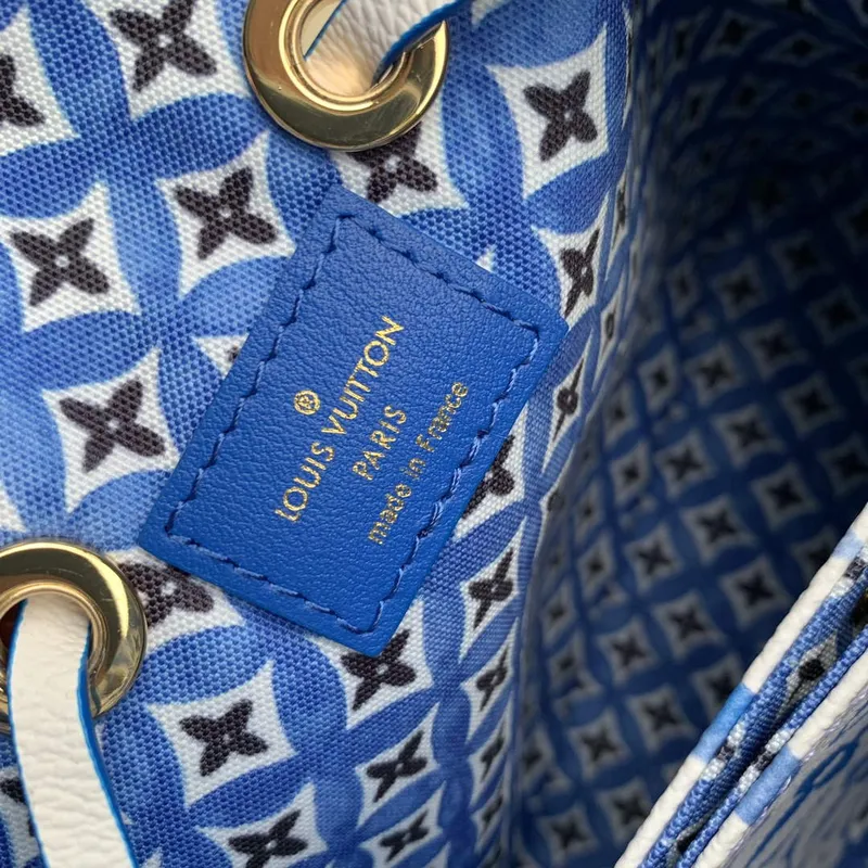 LV M22986 Louis Vuitton Néonoé BB Bucket Bag Bule