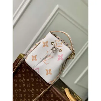LV M22985 Louis Vuitton Néonoé BB Bucket Bag Beige