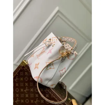 LV M22985 Louis Vuitton Néonoé BB Bucket Bag Beige