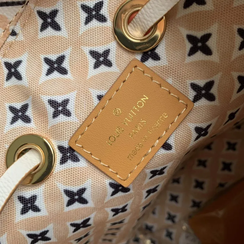 LV M22985 Louis Vuitton Néonoé BB Bucket Bag Beige