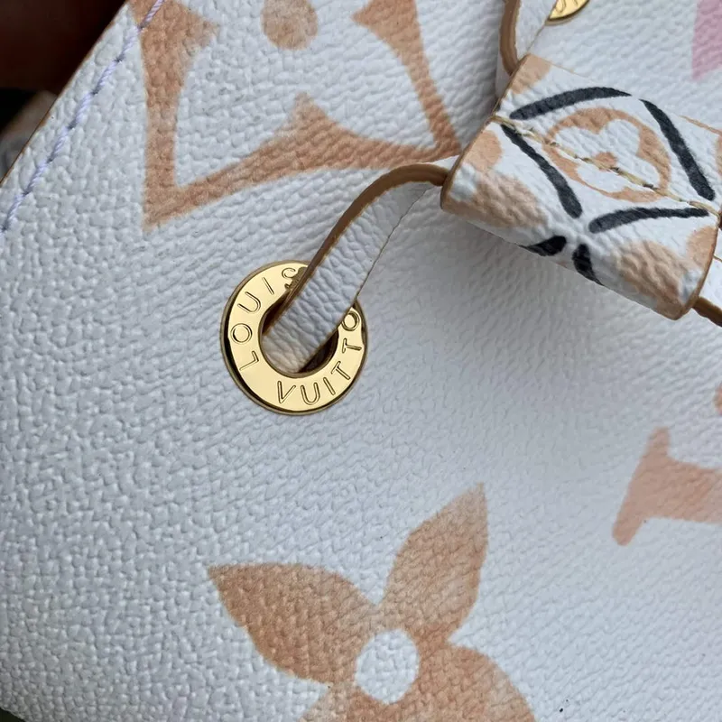 LV M22985 Louis Vuitton Néonoé BB Bucket Bag Beige
