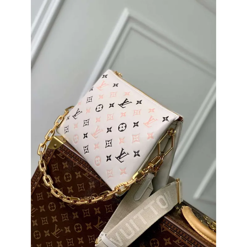 LV M22954 Louis Vuitton Coussin BB Handbag Beige