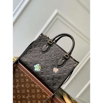 LV M21732 Louis Vuitton LV x YK OnTheGo PM Bag Black