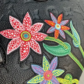 LV M21732 Louis Vuitton LV x YK OnTheGo PM Bag Black