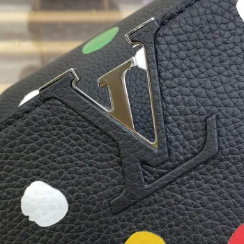 LV M21663 Louis Vuitton LV x YK Capucines MM Bag Black