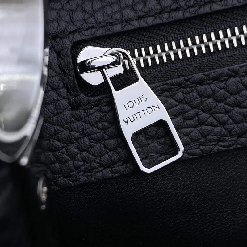 LV M21663 Louis Vuitton LV x YK Capucines MM Bag Black