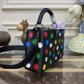 LV M21663 Louis Vuitton LV x YK Capucines BB Bag Black