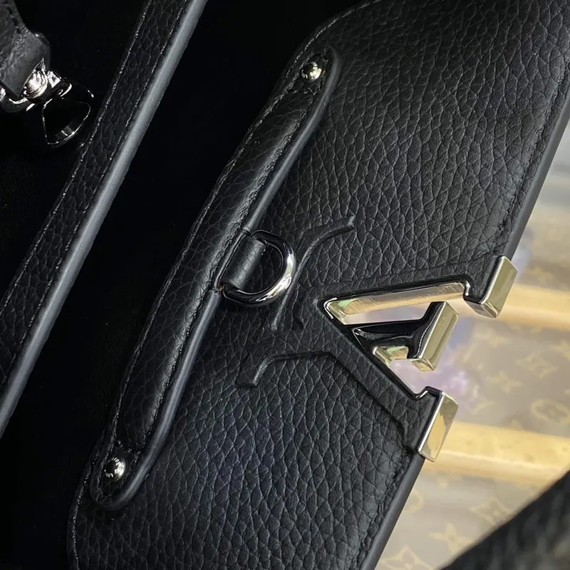LV M21663 Louis Vuitton LV x YK Capucines BB Bag Black