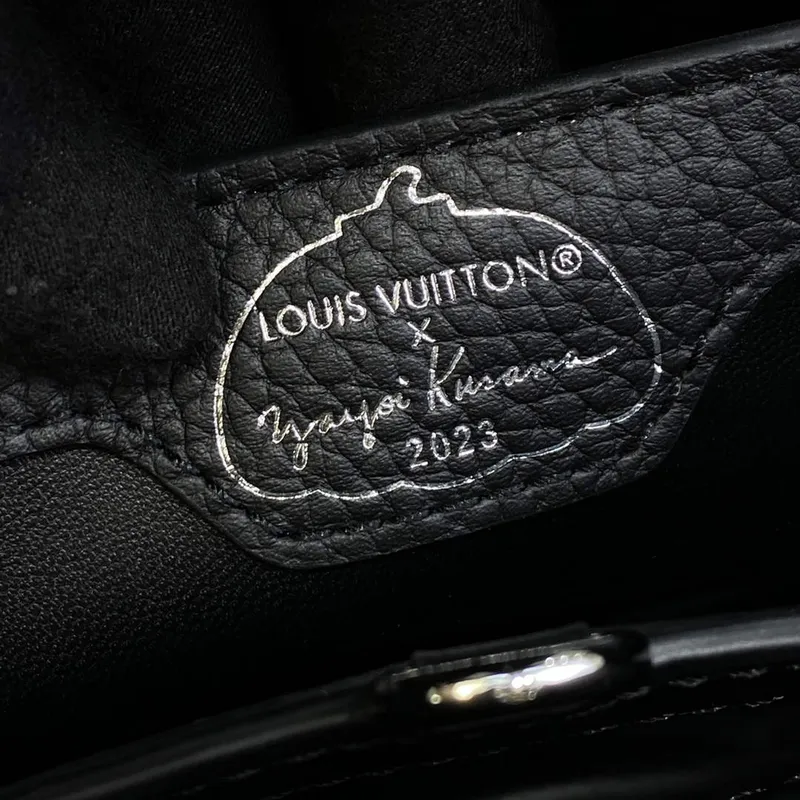 LV M21663 Louis Vuitton LV x YK Capucines BB Bag Black