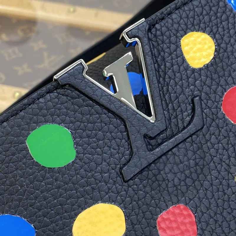 LV M21663 Louis Vuitton LV x YK Capucines Mini Bag Black