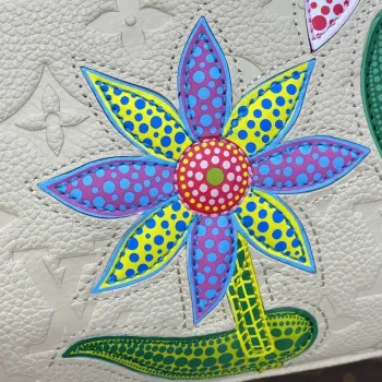 LV M46415 Louis Vuitton LV x YK Speedy Bandoulière 25 Bag White