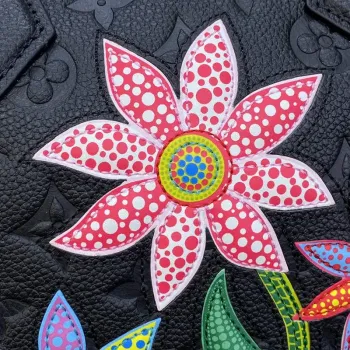 LV M46415 Louis Vuitton LV x YK Speedy Bandoulière 25 Bag Black