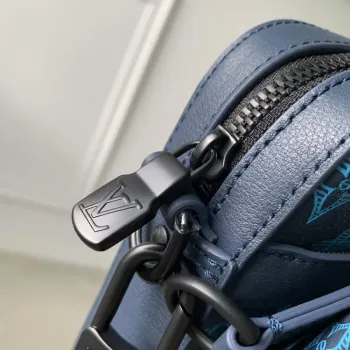 LV M46604 Louis Vuitton Trio Messenger Navy River Blue