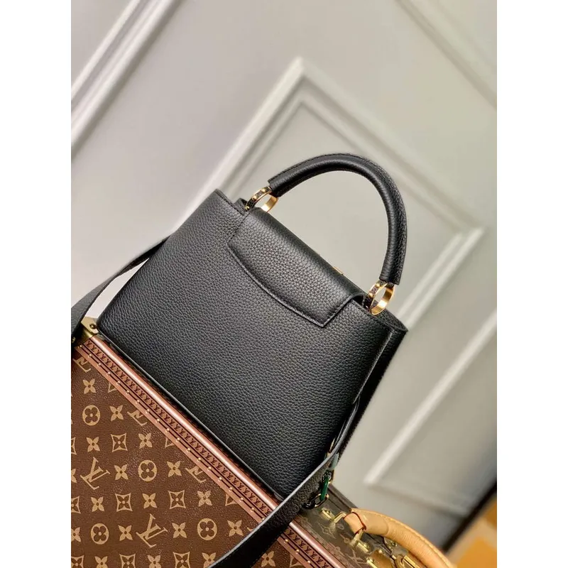 LV M21641 Louis Vuitton Capucines BB Handbag Black