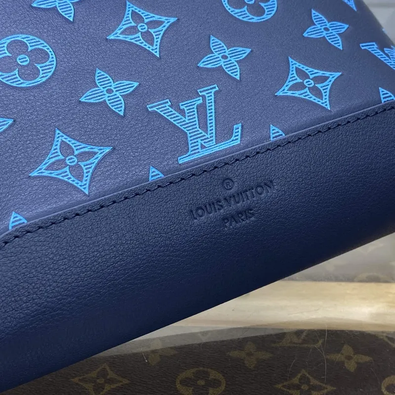 LV M46562 Louis Vuitton Duo Slingbag Navy River Blue