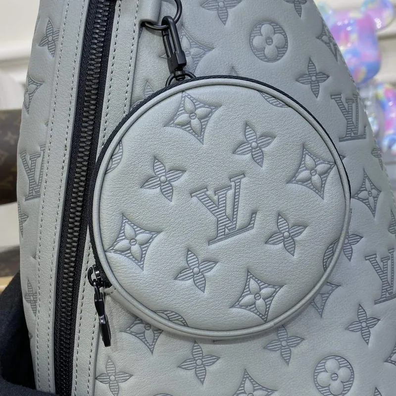 LV M21890 Louis Vuitton Duo Slingbag Grey