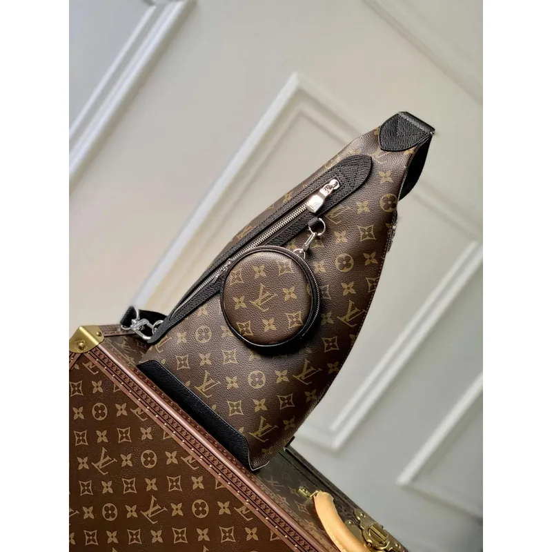 LV M30936 Louis Vuitton Duo Sling Bag Black Monogram