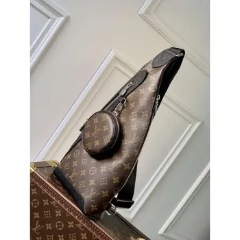 LV M30936 Louis Vuitton Duo Sling Bag Black Monogram