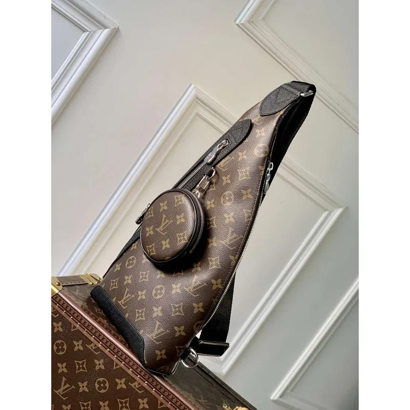 LV M30936 Louis Vuitton Duo Sling Bag Black Monogram