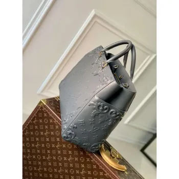 LV M21841 Louis Vuitton Sac Plat Tote Bag Dark Shadow Grey