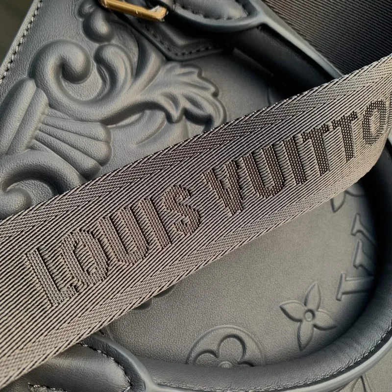 LV M21841 Louis Vuitton Sac Plat Tote Bag Dark Shadow Grey