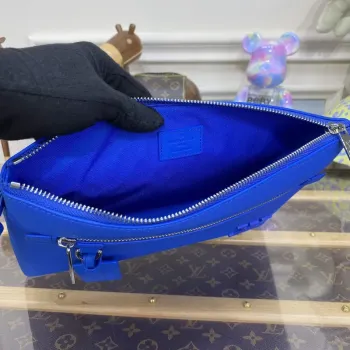 LV M69837 Louis Vuitton Takeoff Pouch Bag Dop blue