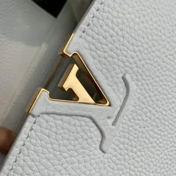 LV M22375 Louis Vuitton Capucines Mini Handbag White