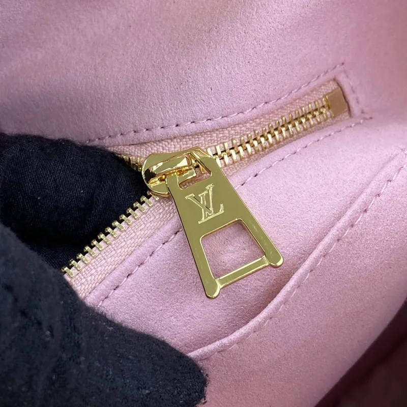 LV M46416 Louis Vuitton LV x YK OnTheGo MM Bag White