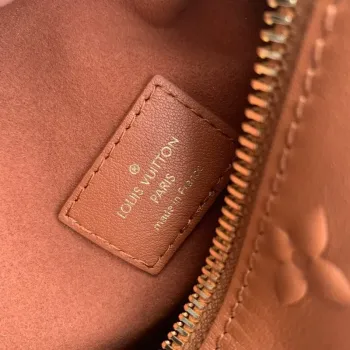 LV M21741 Louis Vuitton Side Trunk PM Bag Tan Brown