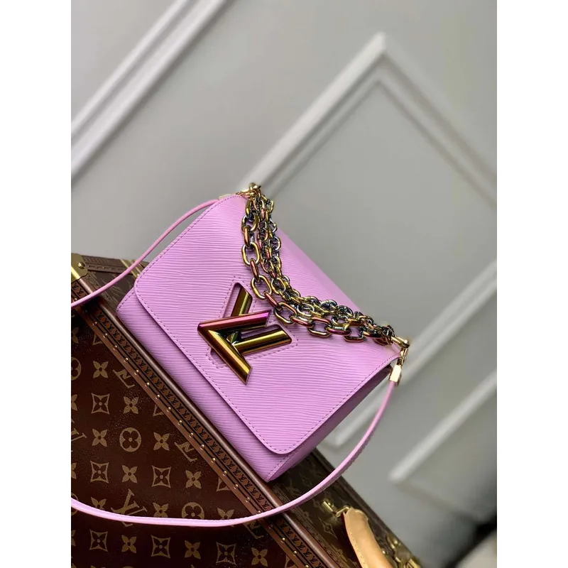 LV M22098 Louis Vuitton Twist PM Epi Leather Lilas Provence Violet