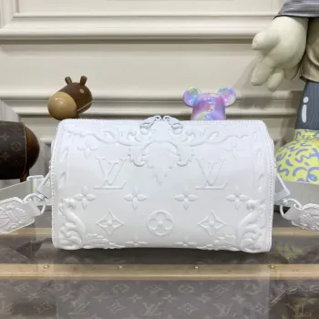 LV M21835 Louis Vuitton City Keepall Bag Optic White