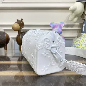 LV M21835 Louis Vuitton City Keepall Bag Optic White