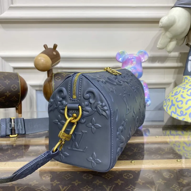 LV M21835 Louis Vuitton City Keepall Bag Dark Shadow Grey