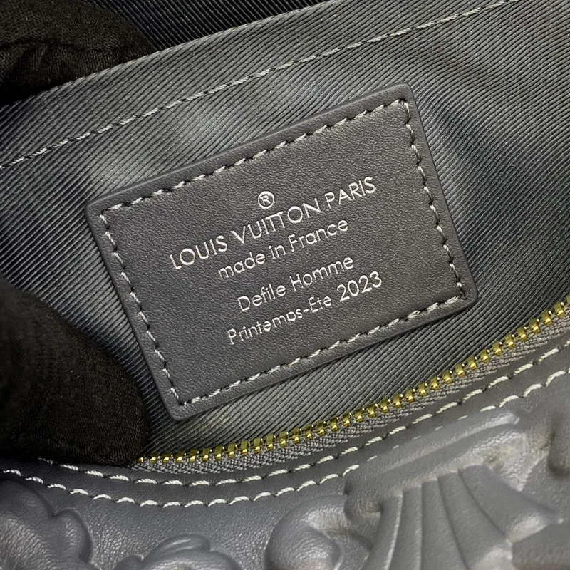 LV M21835 Louis Vuitton City Keepall Bag Dark Shadow Grey