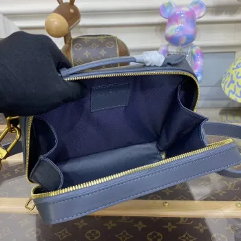 LV M21833 Louis Vuitton Handle Soft Trunk Bag Dark Shadow Grey