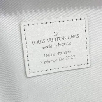 LV M21833 Louis Vuitton Handle Soft Trunk Bag Optic White