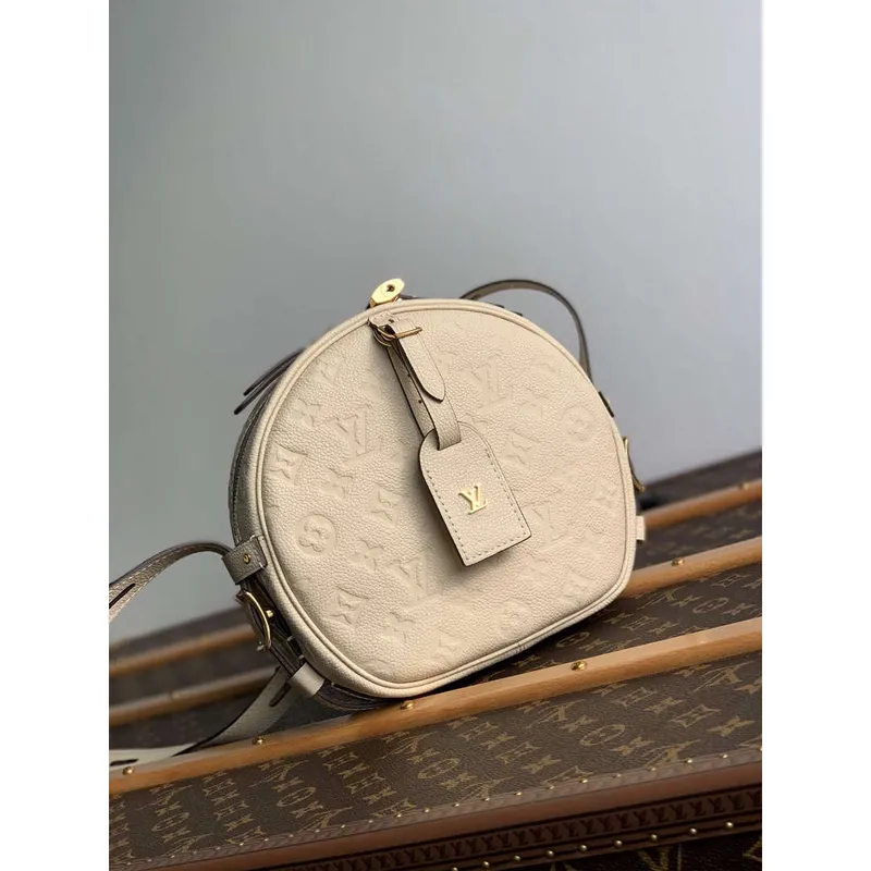 LV M45276 Louis Vuitton Boite Chapeau Souple Shoulder Bag Beige