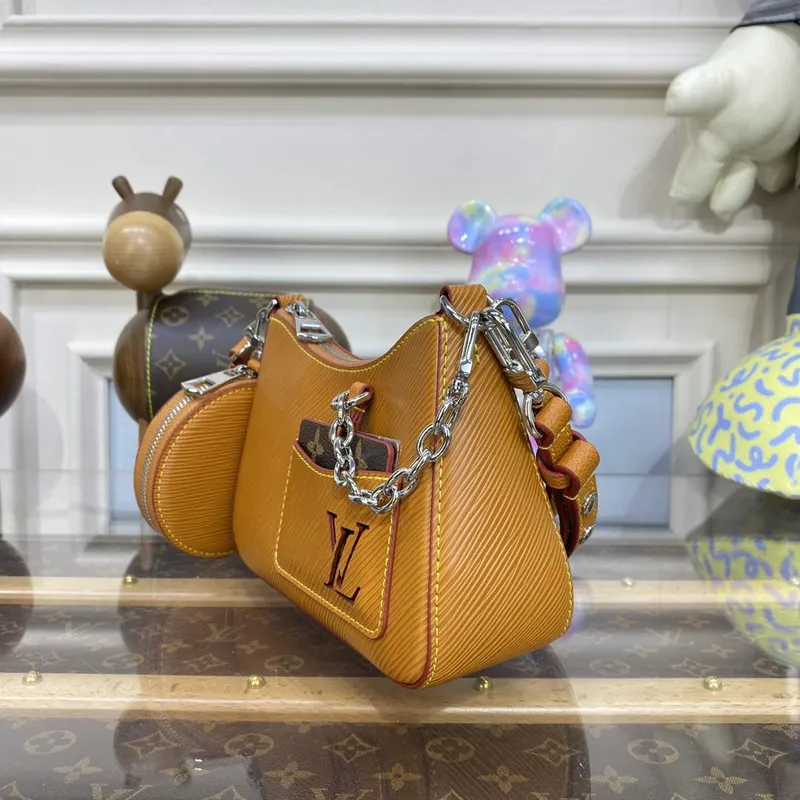 LV M20998 Louis Vuitton Marellini Bag Epi Leather Brown