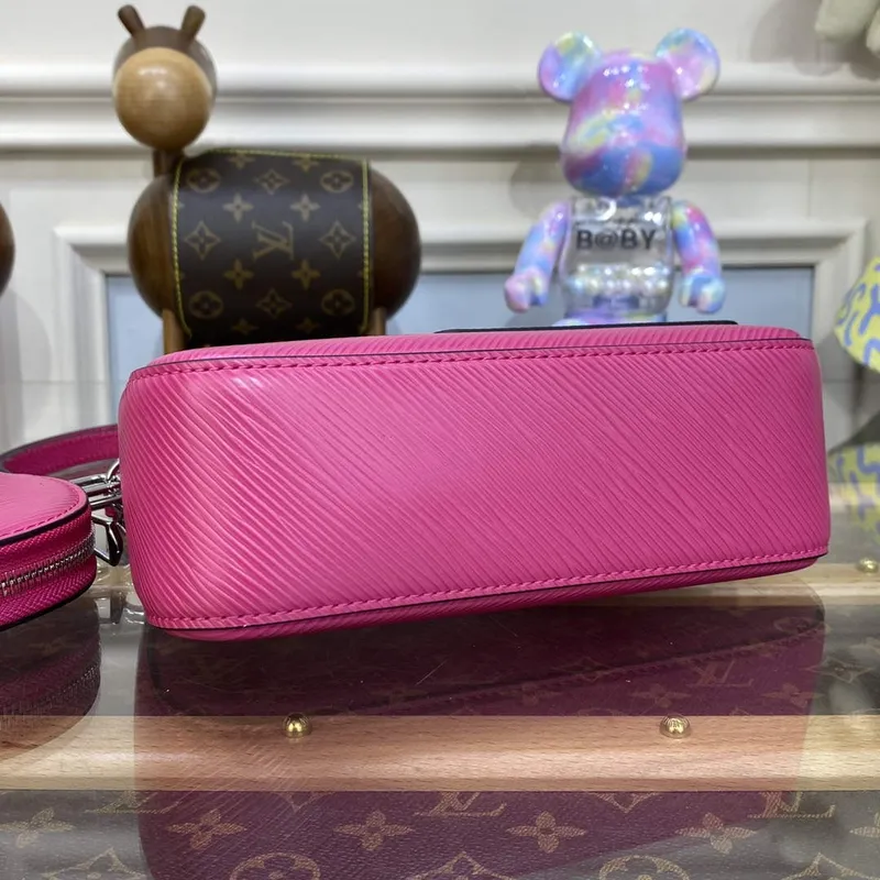 LV M21091 Louis Vuitton Marellini Bag Epi Leather Rose Miami Pink