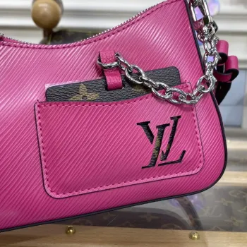 LV M21091 Louis Vuitton Marellini Bag Epi Leather Rose Miami Pink