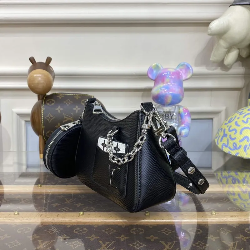 LV M20998 Louis Vuitton Marellini Bag Epi Leather Black