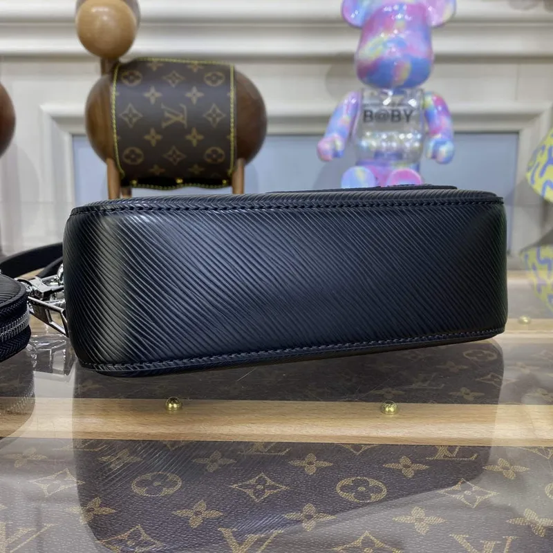 LV M20998 Louis Vuitton Marellini Bag Epi Leather Black