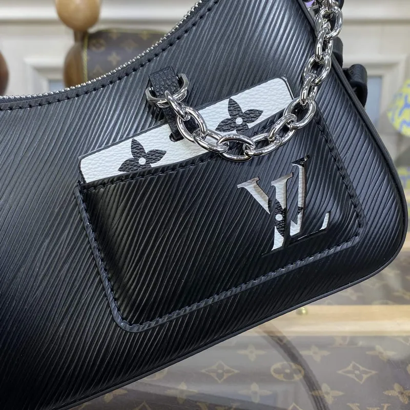 LV M20998 Louis Vuitton Marellini Bag Epi Leather Black