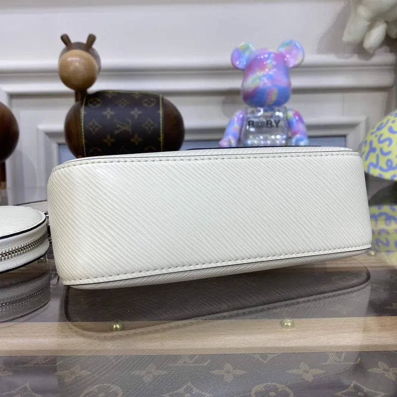 LV M20999 Louis Vuitton Marellini Bag Epi Leather White