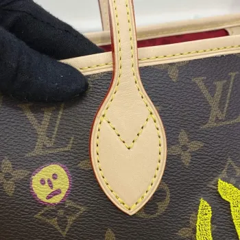 LV M46447 Louis Vuitton LV x YK Neverfull MM Bag