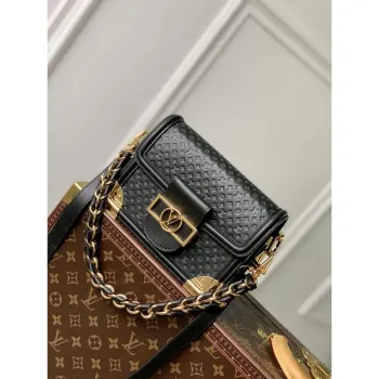 LV M22597 Louis Vuitton Dauphine Mini Bag Black
