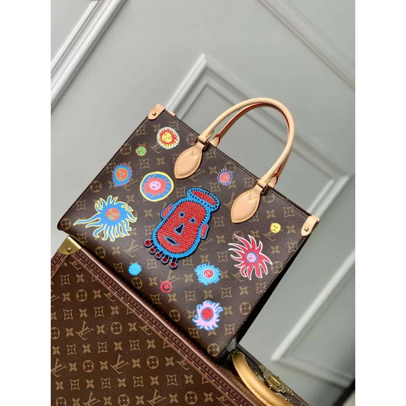 LV M46429 Louis Vuitton LV x YK OnTheGo MM Bag