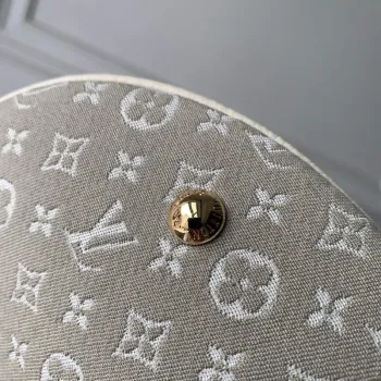 LV M42238 Louis Vuitton Bucket PM Tote Bag White