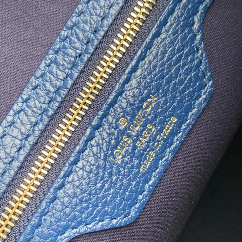 LV M42238 Louis Vuitton Bucket PM Tote Bag Blue