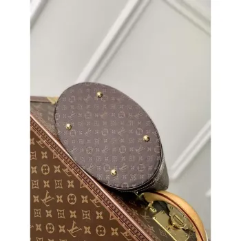 LV M42238 Louis Vuitton Bucket PM Tote Bag Brown